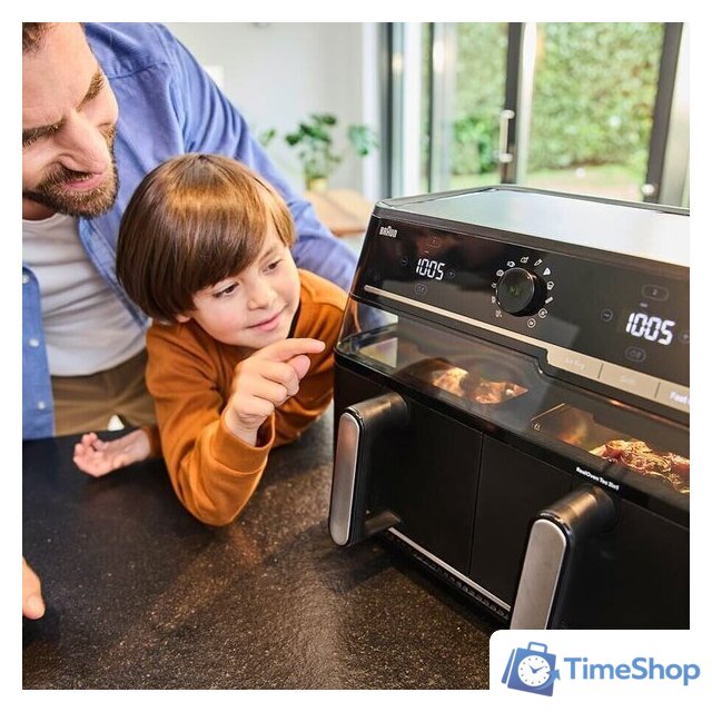 Аэрогриль (аэрофритюрница) Braun TwinCook 5 TD5073IBK - Изображение №7 — Интернет-магазин Time-Shop