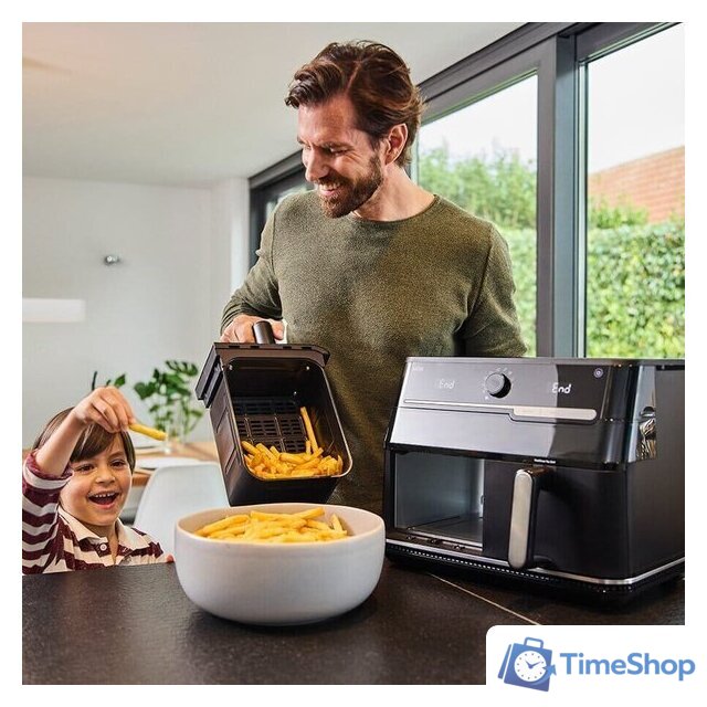 Аэрогриль (аэрофритюрница) Braun TwinCook 5 TD5073IBK - Изображение №4 — Интернет-магазин Time-Shop