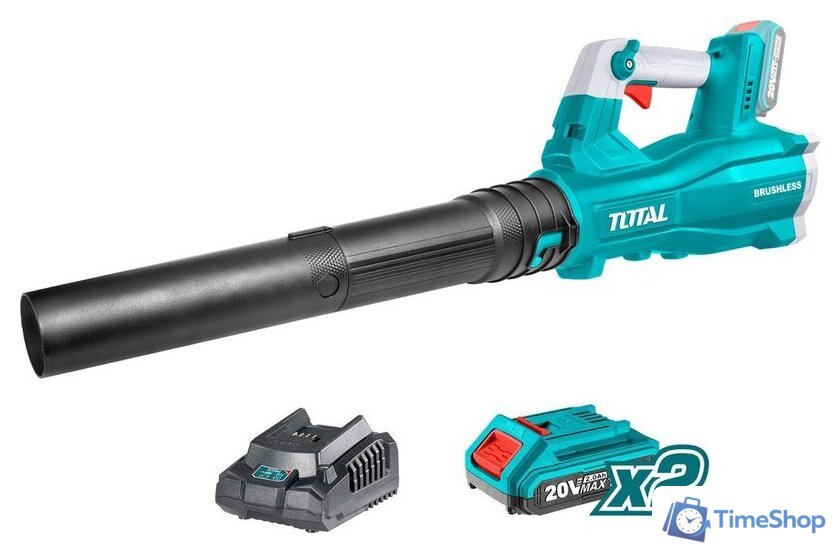 Ручная воздуходувка Total TABLI204282 (с 2-мя АКБ) - Изображение №1 — Интернет-магазин Time-Shop