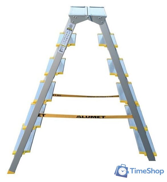 Лестница-стремянка Алюмет ASD 5206 (2х6 ступеней) - Изображение №2 — Интернет-магазин Time-Shop