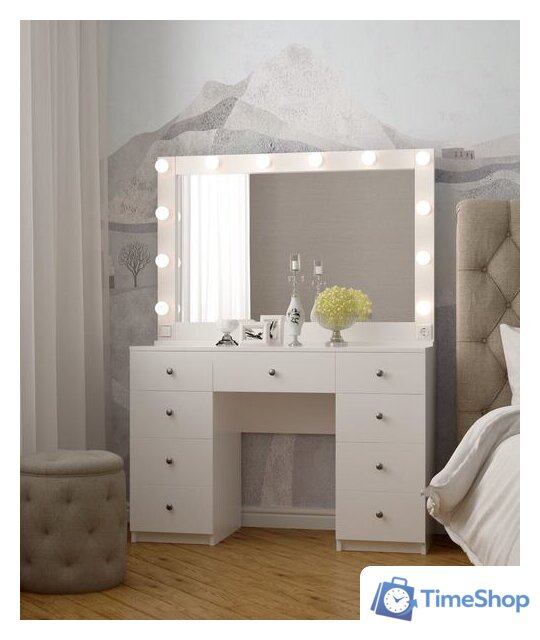 Туалетный столик с зеркалом Мир Мебели SV-64 - Изображение №1 — Интернет-магазин Time-Shop