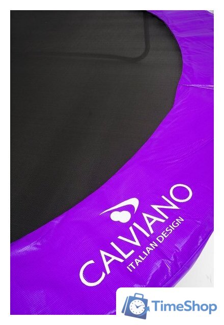 Батут Calviano Inside Master Purple 312 см - 10ft (внутренняя сетка, с лестницей) - Изображение №3 — Интернет-магазин Time-Shop