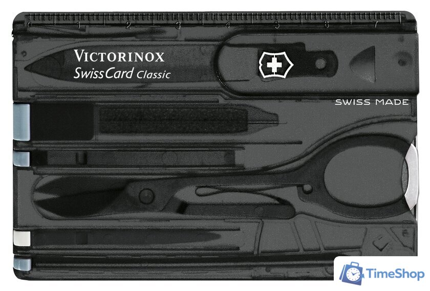 Мультитул Victorinox SwissCard Classic 0.7133.T3 - Изображение №1 — Интернет-магазин Time-Shop
