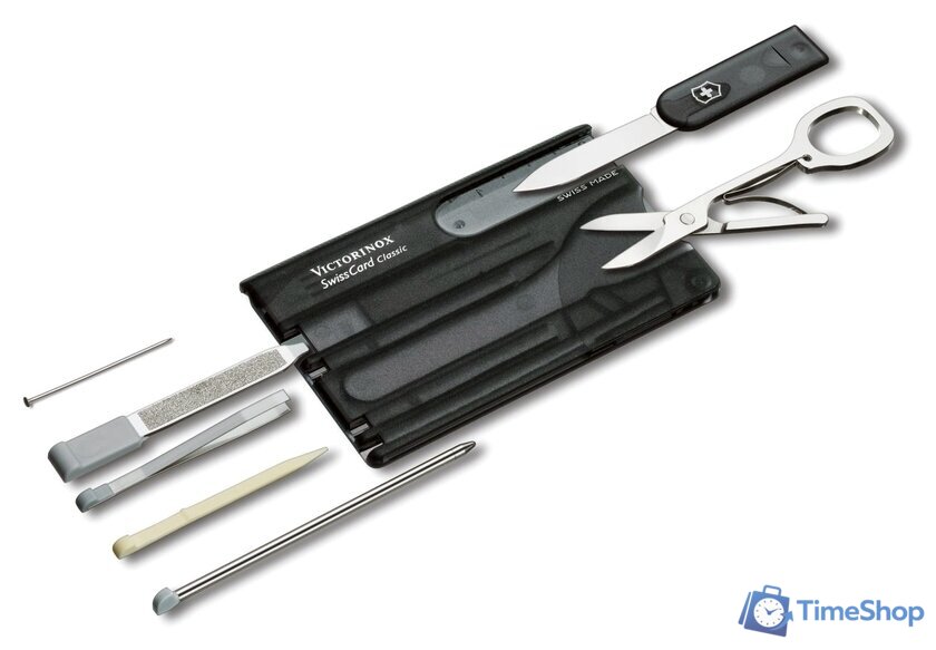 Мультитул Victorinox SwissCard Classic 0.7133.T3 - Изображение №2 — Интернет-магазин Time-Shop