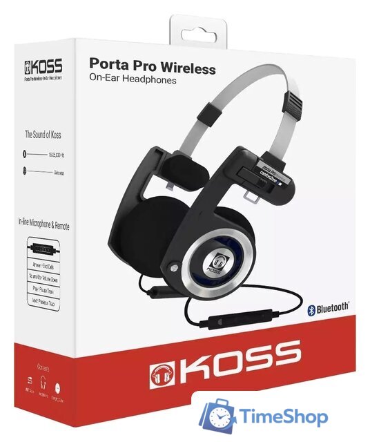 Наушники KOSS Porta Pro Wireless - Изображение №6 — Интернет-магазин Time-Shop