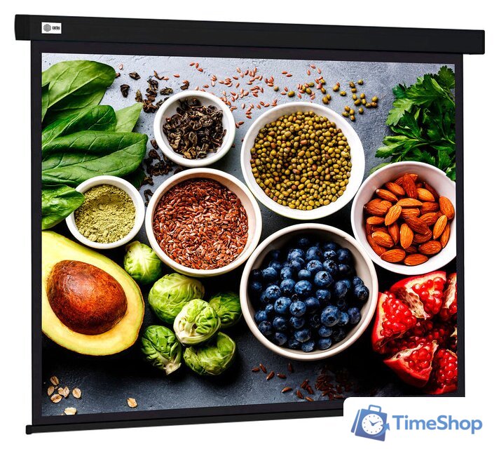 Проекционный экран CACTUS Wallscreen 187x332 CS-PSW-187X332-BK - Изображение №1 — Интернет-магазин Time-Shop