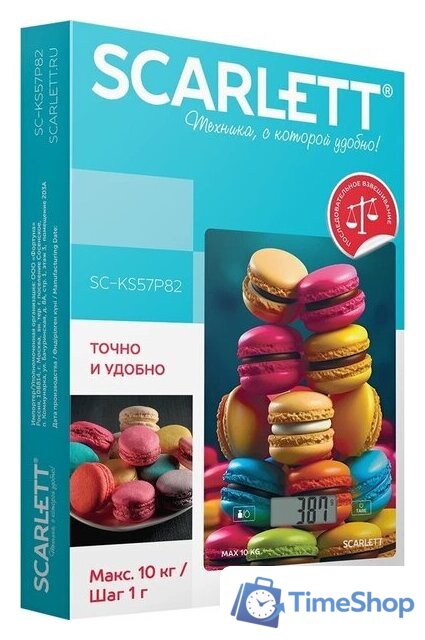 Кухонные весы Scarlett SC-KS57P82 - Изображение №5 — Интернет-магазин Time-Shop