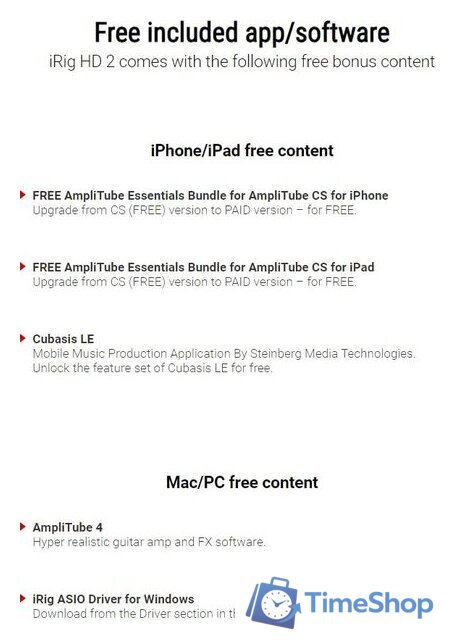 Аудиоинтерфейс IK Multimedia iRig HD 2 - Изображение №32 — Интернет-магазин Time-Shop