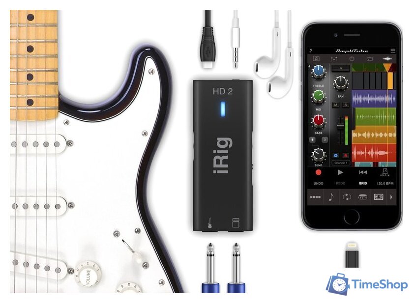 Аудиоинтерфейс IK Multimedia iRig HD 2 - Изображение №14 — Интернет-магазин Time-Shop
