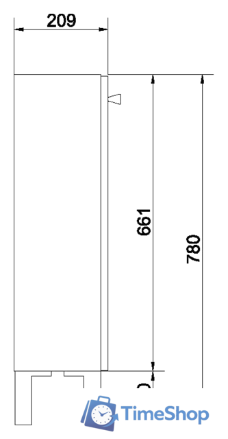  Cersanit Melar тумба под умывальник Como 40 [S614-008] - Изображение №3 — Интернет-магазин Time-Shop