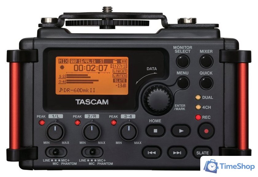 Накамерный рекордер TASCAM DR-60DMKII - Изображение №2 — Интернет-магазин Time-Shop