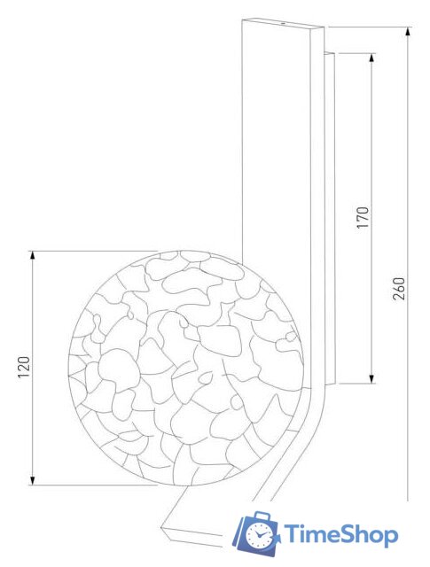 Бра Евросвет 40019/1 (белый) - Изображение №5 — Интернет-магазин Time-Shop