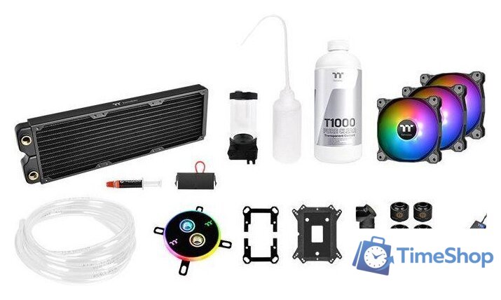 Система жидкостного охлаждения для процессора Thermaltake Pacific C360 DDC Soft Tube Water Cooling Kit - Изображение №1 — Интернет-магазин Time-Shop