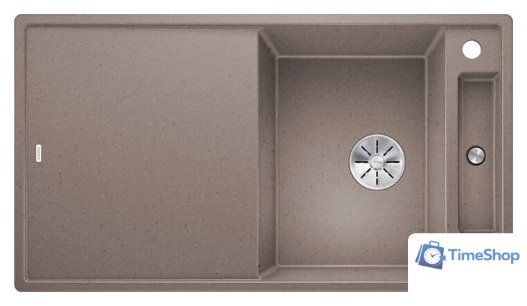 Кухонная мойка Blanco Axia III 5 S 523222 (трюфель, стеклянная доска) - Изображение №1 — Интернет-магазин Time-Shop