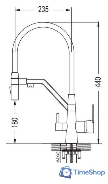 Смеситель Shevanik S278H - Изображение №10 — Интернет-магазин Time-Shop