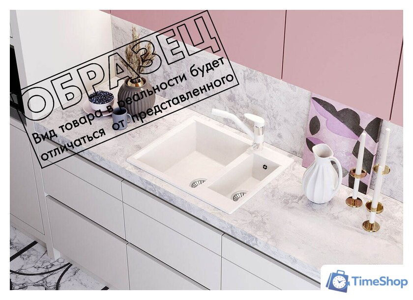 Кухонная мойка Polygran Brig 620 (кремовый) - Изображение №2 — Интернет-магазин Time-Shop