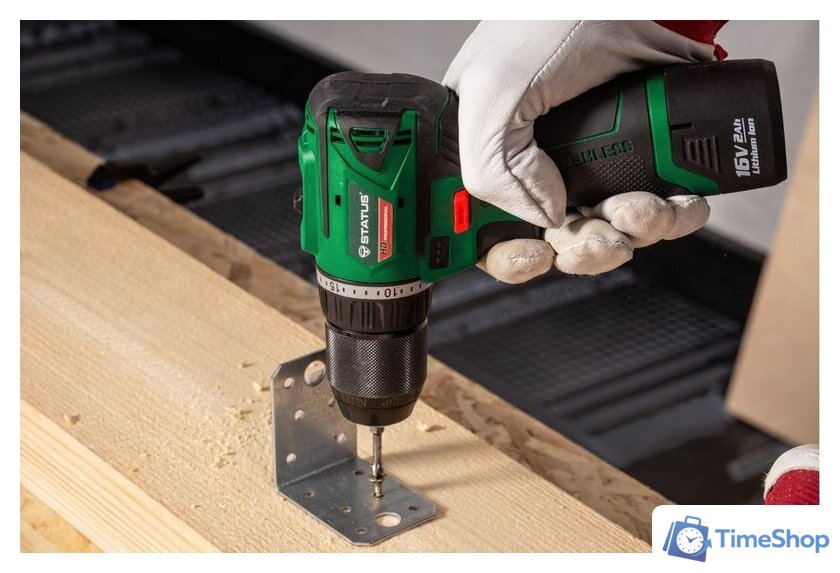 Дрель-шуруповерт Status CBL 16-2Li 07126001 (с 2-мя АКБ, кейс) - Изображение №6 — Интернет-магазин Time-Shop