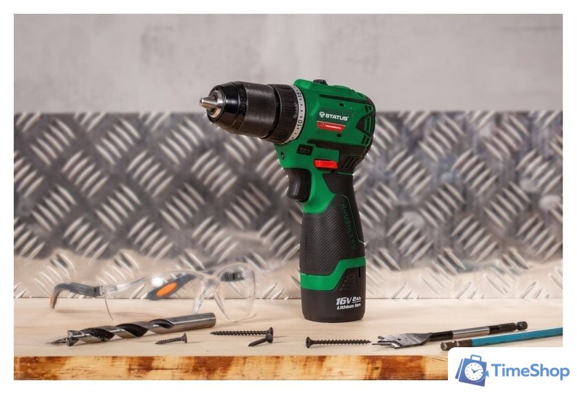 Дрель-шуруповерт Status CBL 16-2Li 07126001 (с 2-мя АКБ, кейс) - Изображение №7 — Интернет-магазин Time-Shop