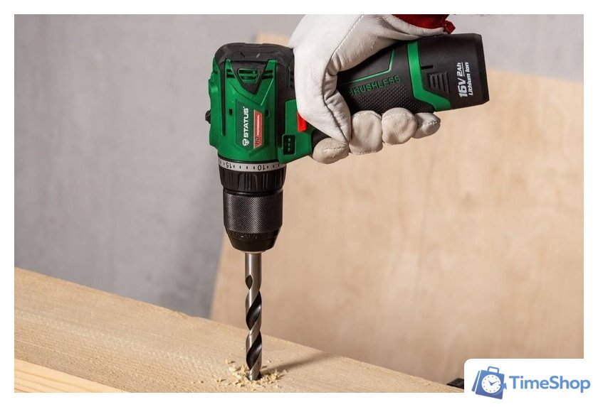 Дрель-шуруповерт Status CBL 16-2Li 07126001 (с 2-мя АКБ, кейс) - Изображение №5 — Интернет-магазин Time-Shop