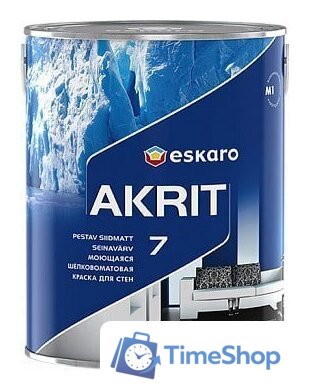 Краска Eskaro Akrit 7 9.5л (белый) - Изображение №1 — Интернет-магазин Time-Shop