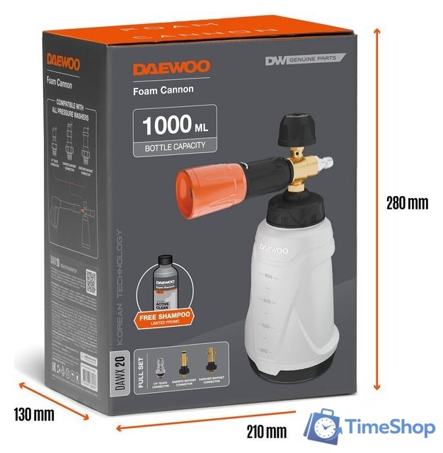 Пеногенератор Daewoo Power DAWX 20 - Изображение №5 — Интернет-магазин Time-Shop