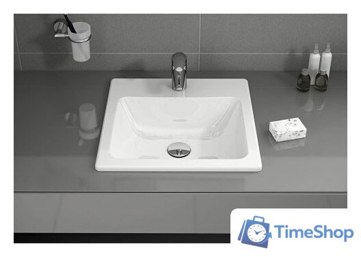 Умывальник Vitra S20 55x45 [5465B003-0001] - Изображение №2 — Интернет-магазин Time-Shop