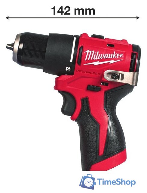 Ударная дрель-шуруповерт Milwaukee M12 BLPDRC-0 4933500421 (без АКБ) - Изображение №2 — Интернет-магазин Time-Shop