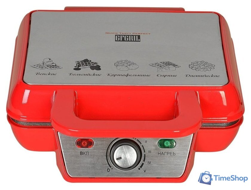 Вафельница GFgril GFW-015 Waffle Plus - Изображение №6 — Интернет-магазин Time-Shop