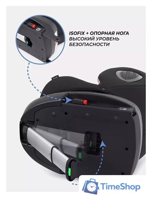 Детское автокресло Rant Helix Isofix AY819 (серый) - Изображение №10 — Интернет-магазин Time-Shop