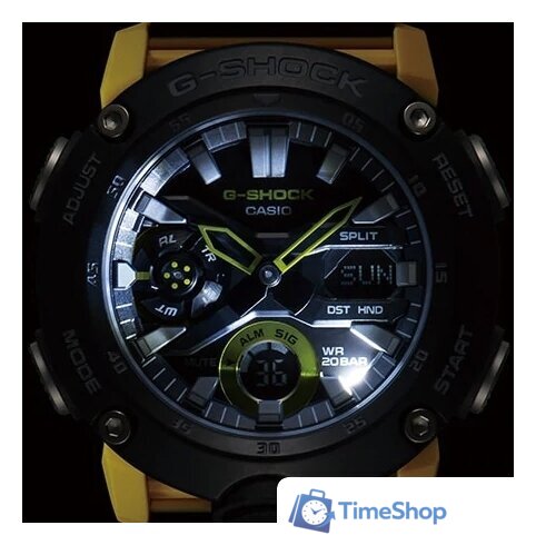 Наручные часы Casio G-Shock GA-2000-1A9 - Изображение №6 — Интернет-магазин Time-Shop