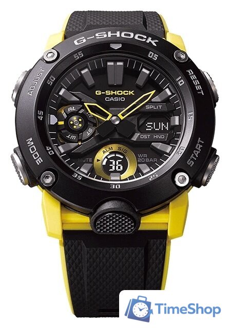 Наручные часы Casio G-Shock GA-2000-1A9 - Изображение №2 — Интернет-магазин Time-Shop