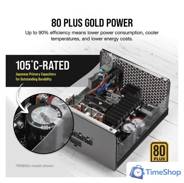 Блок питания Corsair RMx RM1000x CP-9020201-EU - Изображение №3 — Интернет-магазин Time-Shop