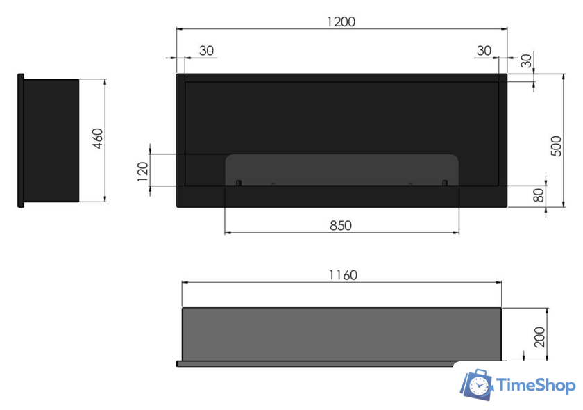 Биокамин Infire Inside 1200 - Изображение №5 — Интернет-магазин Time-Shop