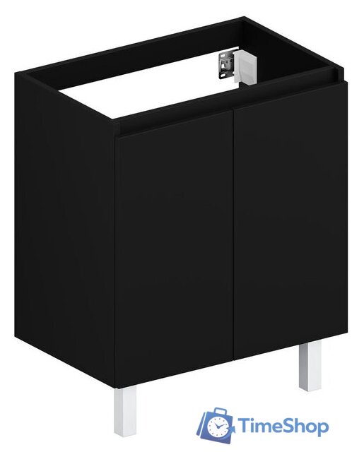  ЗОВ Тумба под умывальник Монови 80 M80LG0LGS (напольная/антрацит) - Изображение №1 — Интернет-магазин Time-Shop