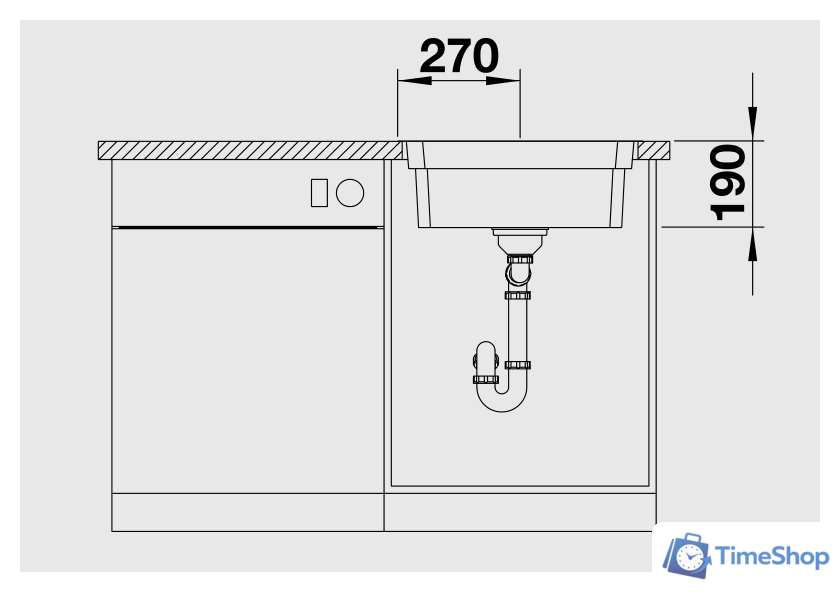Кухонная мойка Blanco Etagon 500-IF [521840] - Изображение №4 — Интернет-магазин Time-Shop