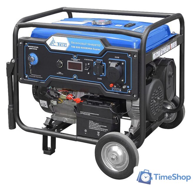 Бензиновый генератор ТСС SGG 6000EHNA Duplex - Изображение №1 — Интернет-магазин Time-Shop