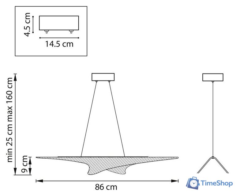 Припотолочная люстра Lightstar Varese 731313 - Изображение №6 — Интернет-магазин Time-Shop