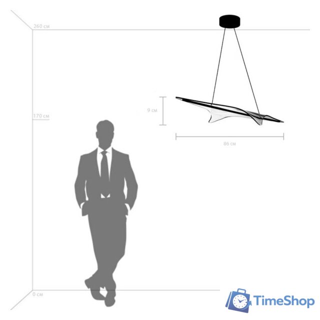 Припотолочная люстра Lightstar Varese 731313 - Изображение №5 — Интернет-магазин Time-Shop