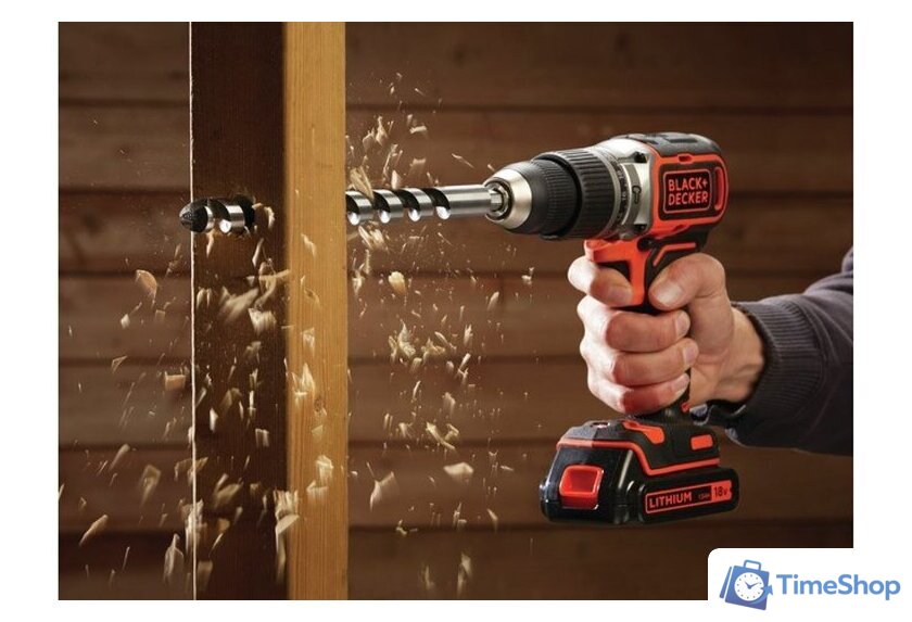 Ударная дрель-шуруповерт Black & Decker BL188N (без АКБ) - Изображение №5 — Интернет-магазин Time-Shop