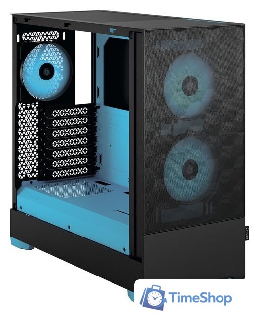 Корпус Fractal Design Pop Air RGB Cyan Core TG Clear Tint FD-C-POR1A-02 - Изображение №7 — Интернет-магазин Time-Shop