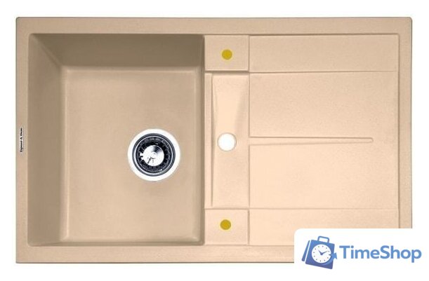 Кухонная мойка Zigmund & Shtain Rechteck 780 (топленое молоко) - Изображение №1 — Интернет-магазин Time-Shop