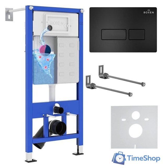 Инсталляция для унитаза Roxen StounFix Dual Fresh 847702 - Изображение №1 — Интернет-магазин Time-Shop