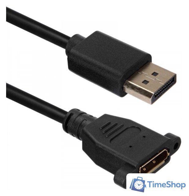 Удлинитель ACD DisplayPort - DisplayPort ACD-DDPF2-30B (3 м, черный) - Изображение №1 — Интернет-магазин Time-Shop
