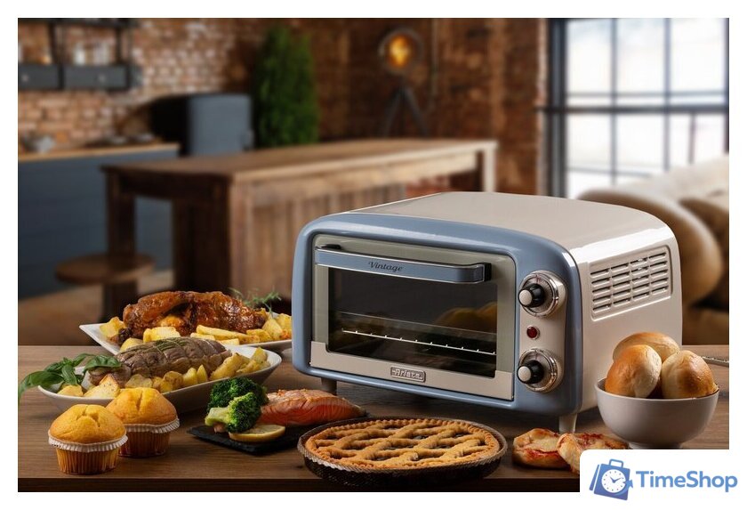 Мини-печь Ariete 3919/05 Vintage - Изображение №7 — Интернет-магазин Time-Shop