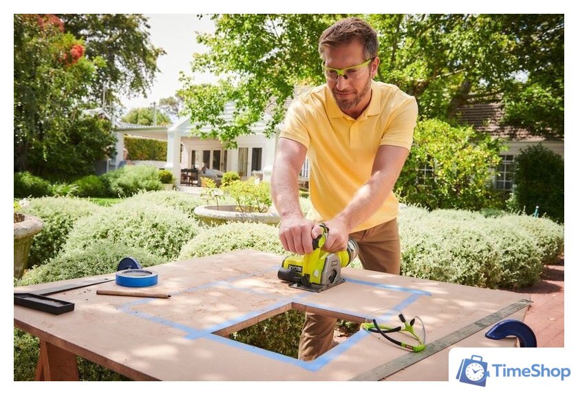 Дисковая (циркулярная) пила Ryobi R18MMS-0 (без АКБ) - Изображение №4 — Интернет-магазин Time-Shop