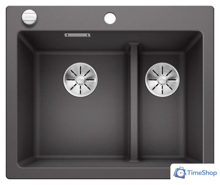 Кухонная мойка Blanco Pleon 6 Split 523697 (каменный серый) - Изображение №2 — Интернет-магазин Time-Shop