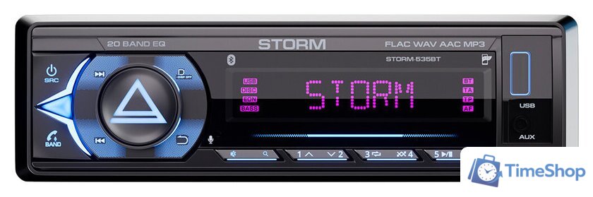 USB-магнитола Aura Storm-535BT - Изображение №1 — Интернет-магазин Time-Shop
