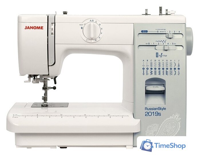 Электромеханическая швейная машина Janome Russianstyle 2019S - Изображение №1 — Интернет-магазин Time-Shop