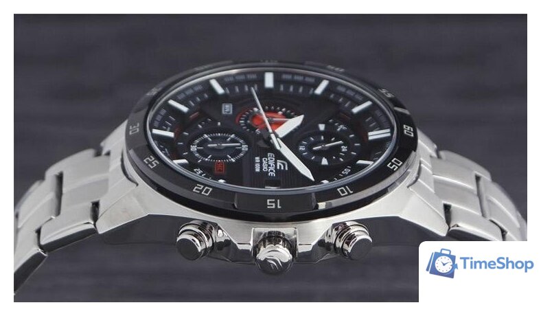 Наручные часы Casio Edifice EFR-556DB-1A - Изображение №7 — Интернет-магазин Time-Shop