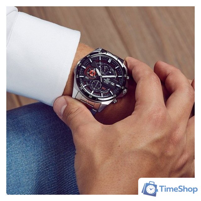 Наручные часы Casio Edifice EFR-556DB-1A - Изображение №4 — Интернет-магазин Time-Shop